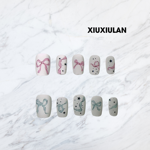 XIU370002-S Printed pink and blue cartoon